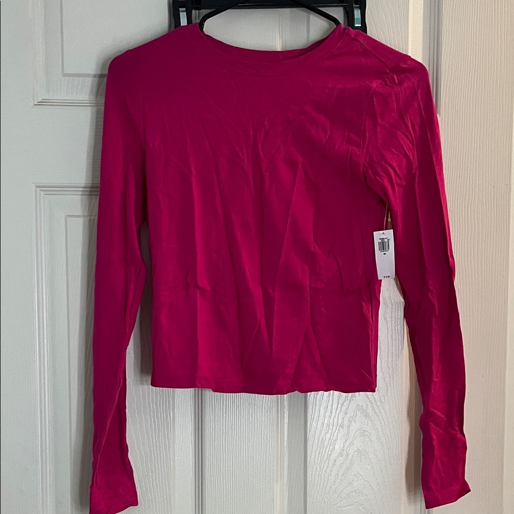 Old Navy Fuchsia Long Sleeve Tee